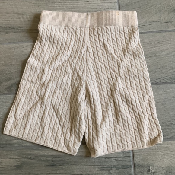 Morgan Stewart Sport sweater knit bike shorts - Picture 3 of 4